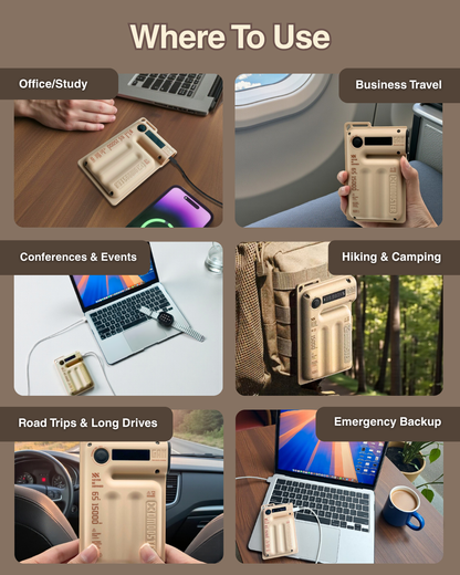 D28 15,000 mAh GaN Powerbank