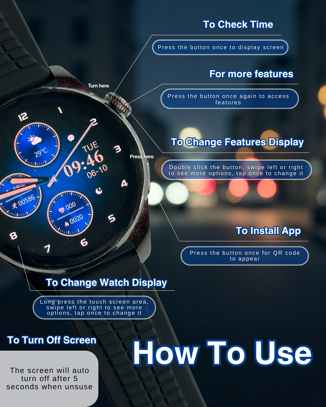 HK05 Hero Smart Watch