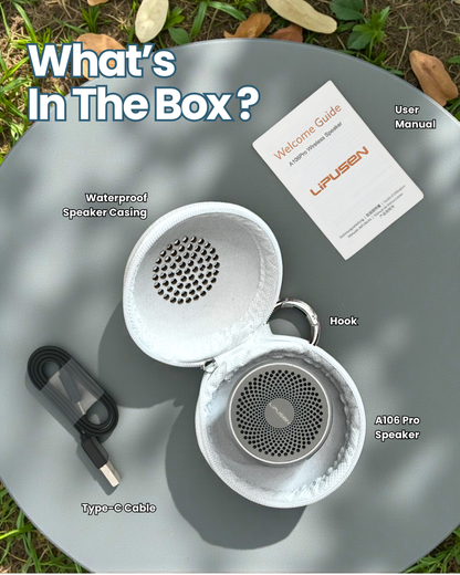 A106 Pro Splashproof Bluetooth Mini Speaker