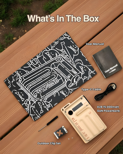 D28 15,000 mAh GaN Powerbank