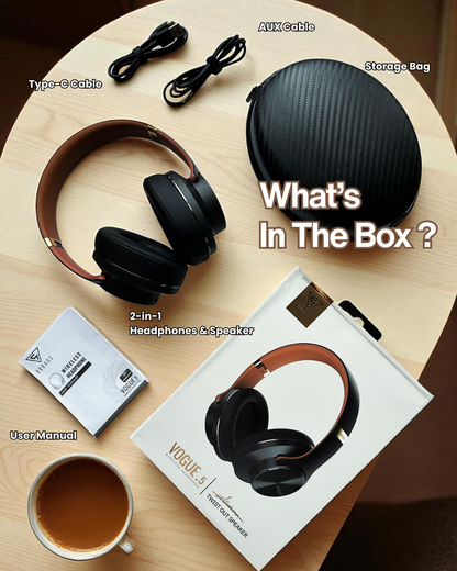 Vogue.5 DuoPlay 2-In-1 Headphones & Speaker