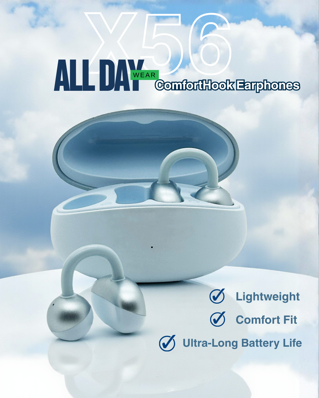 X56 ComfortHook Earphones