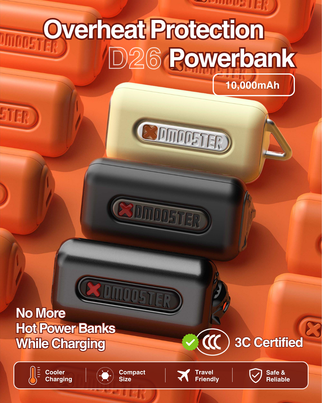 D26 10,000 mAh Powerbank