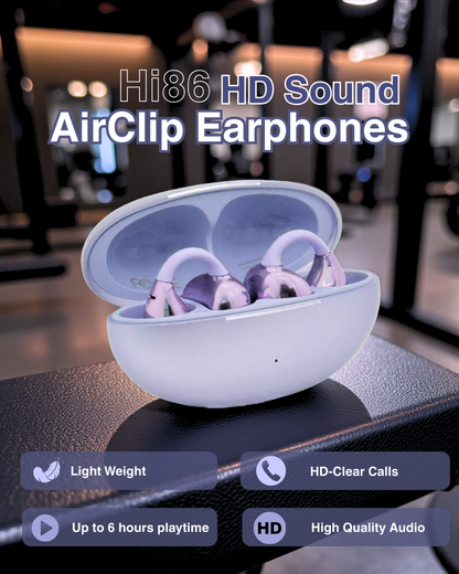 Hi86 HD Sounds AirClip Earphones