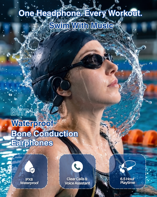 Waterproof Bone Conduction Earphones
