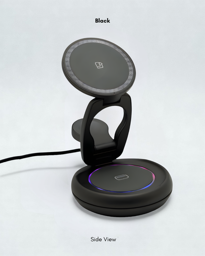 Desktop 3 in 1 Foldable Multi Charger