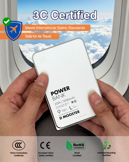 D50 Pro UltraThin Phonestand 5,000mAh Powerbank