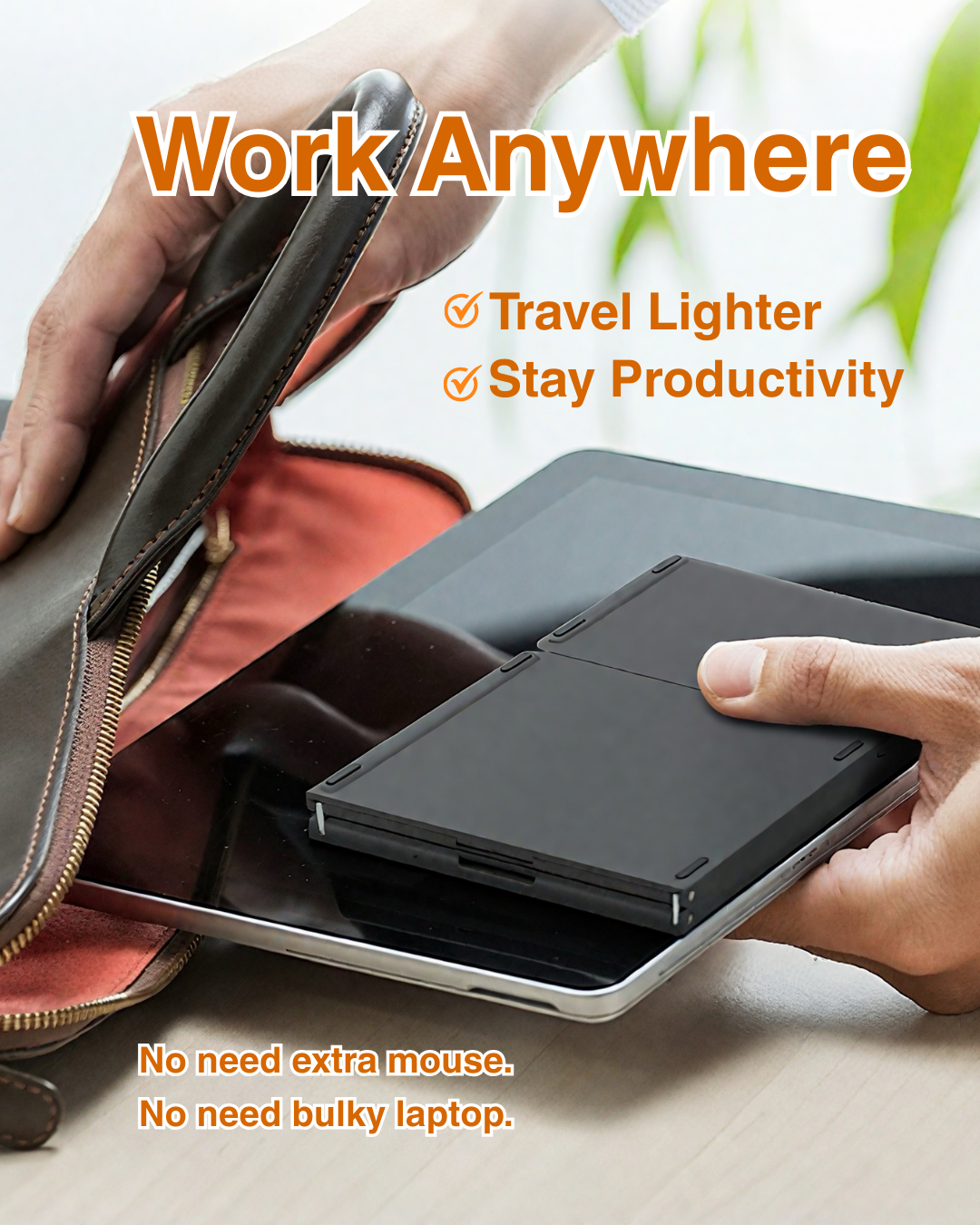B033 Foldable Keyboard + Touchpad (IOS & Android)