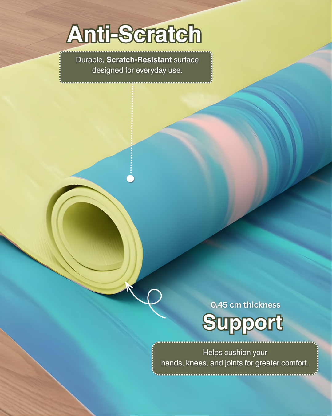 Eco-Friendly Non-Slip Yoga Mat