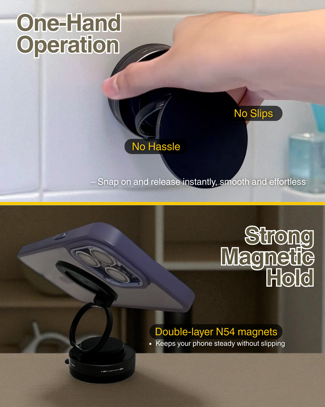 T28 360° Foldable Magnetic Phone Holder