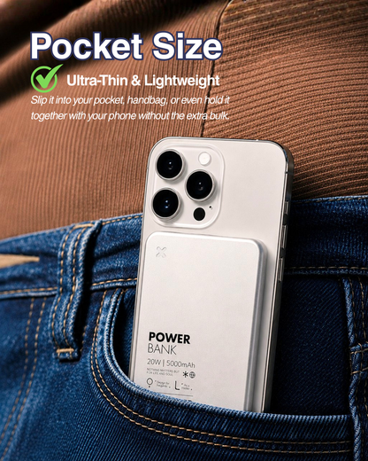 D50 Pro UltraThin Phonestand 5,000mAh Powerbank