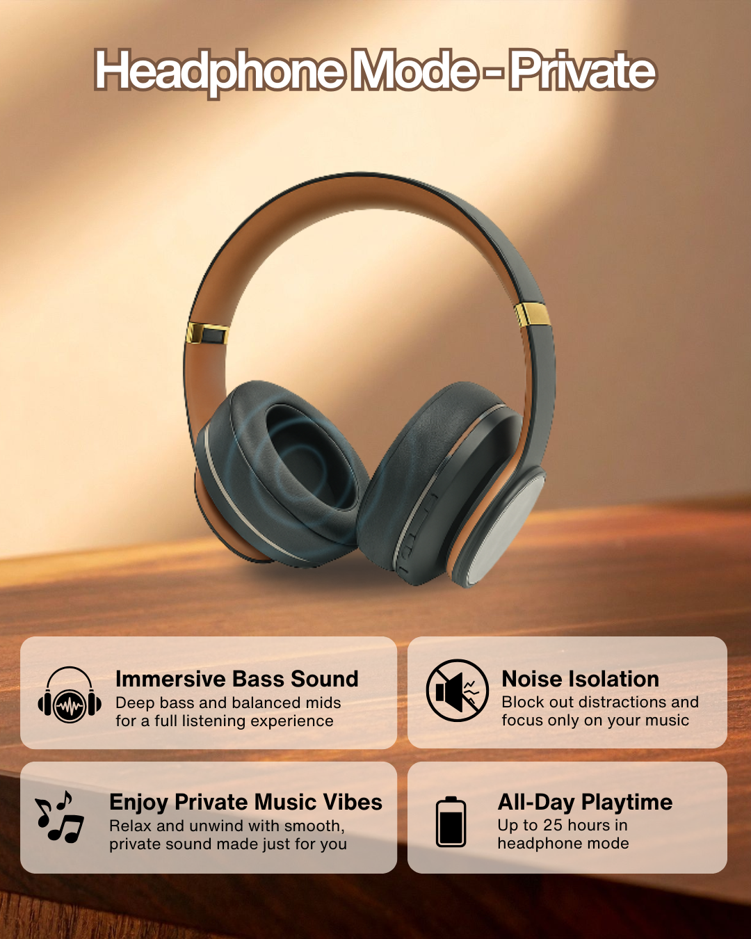 Vogue.5 DuoPlay 2-In-1 Headphones & Speaker