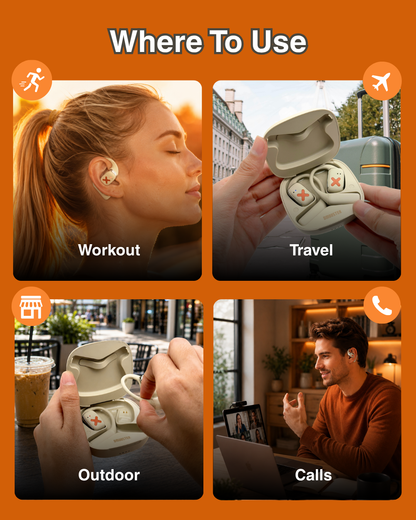 D39 OWS Wireless Earhook Earphones