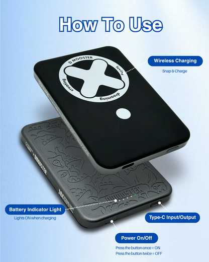 D50 Ultra-Thin Magnetic 5,000mAh Powerbank