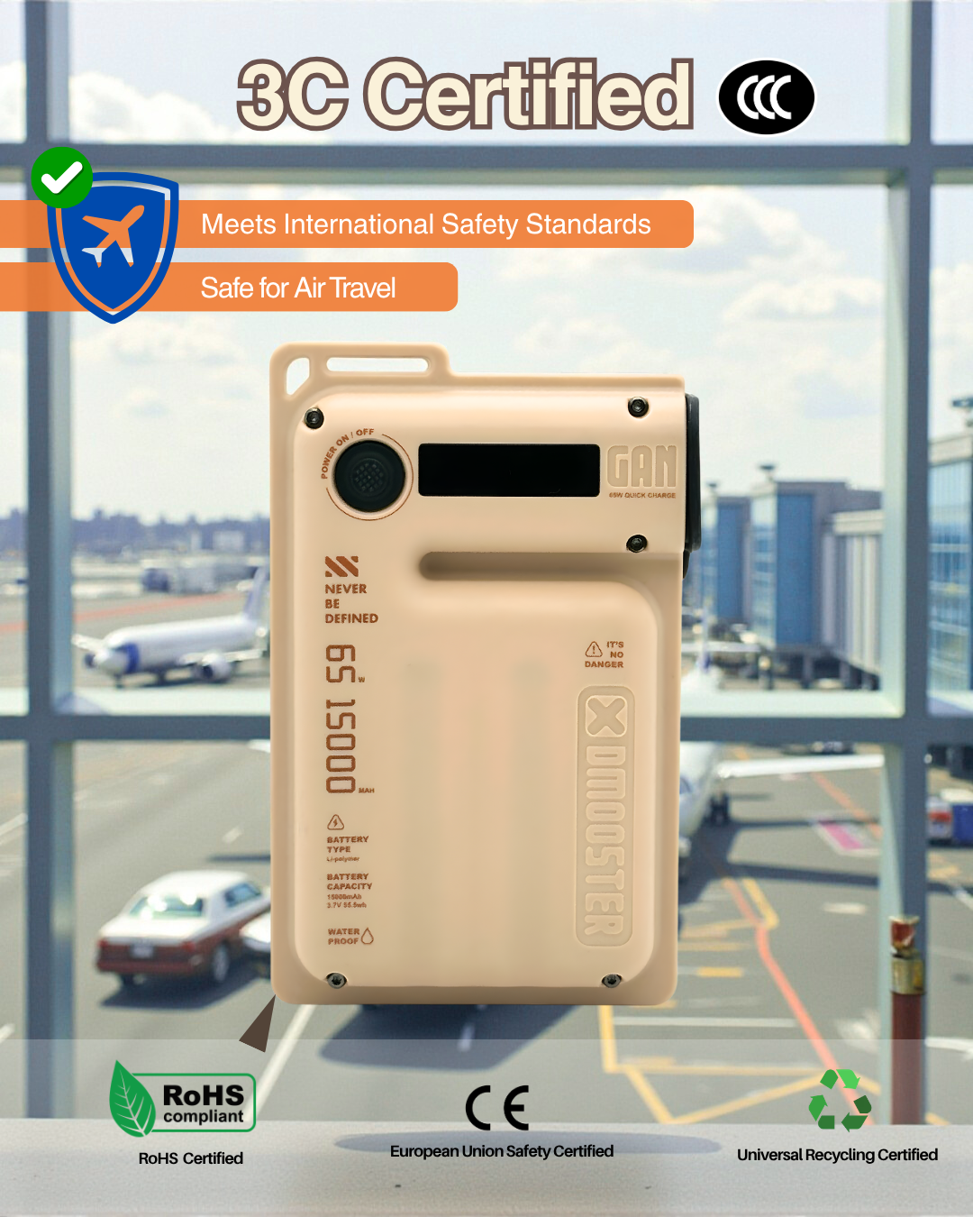 D28 15,000 mAh GaN Powerbank
