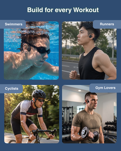 BH718 Waterproof Bone Conduction Earphones