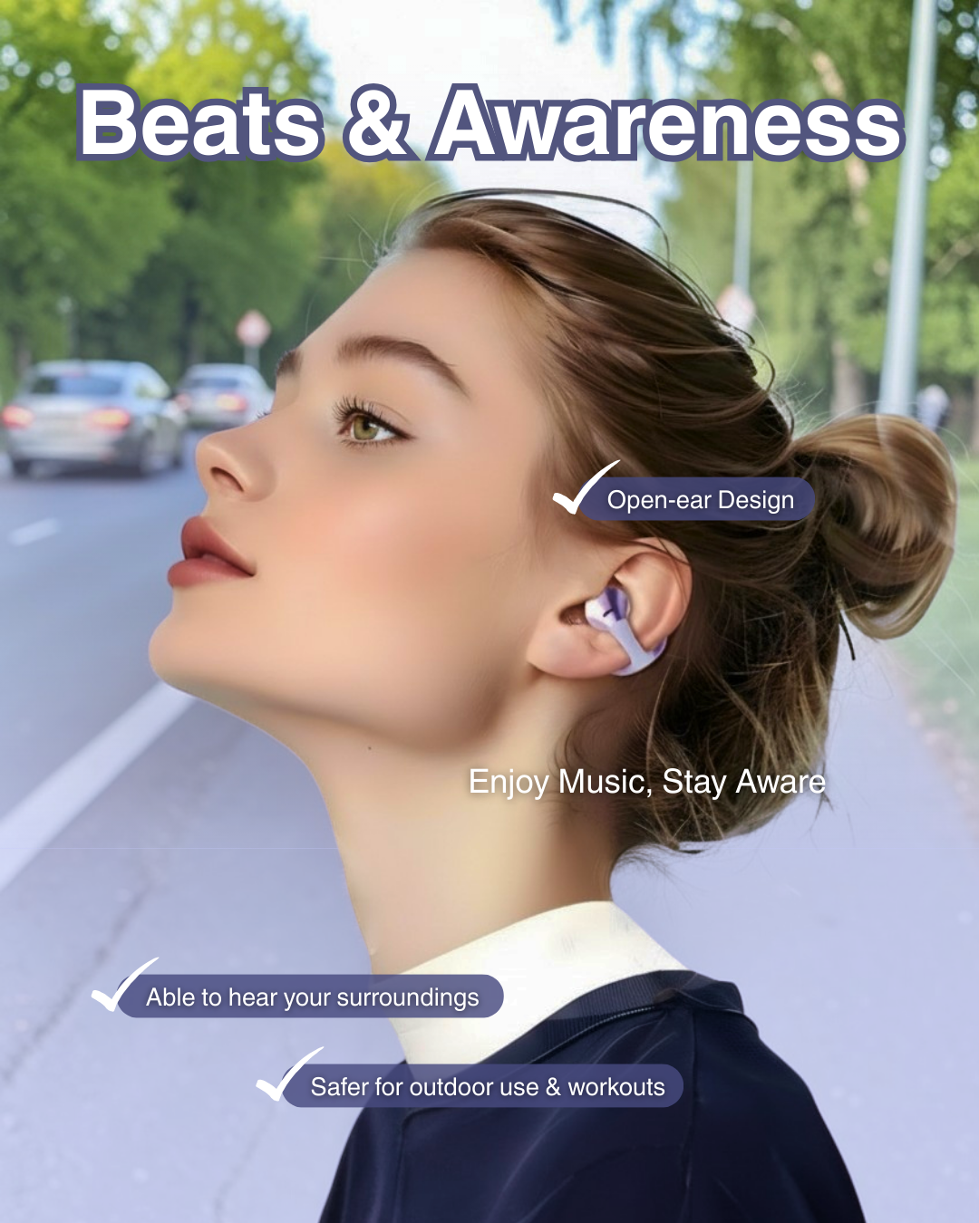 Hi86 HD Sounds AirClip Earphones