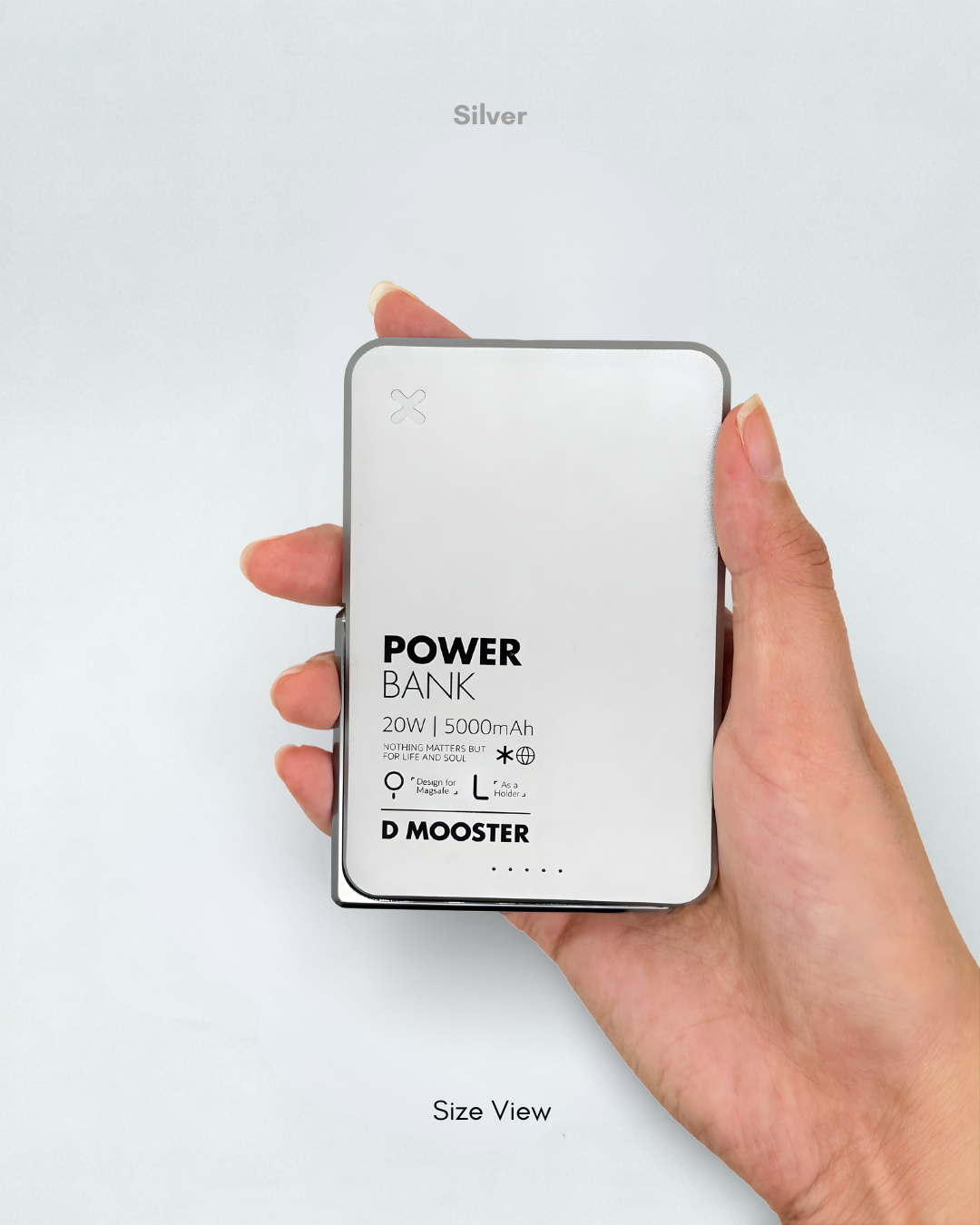 D50 Pro UltraThin Phonestand 5,000mAh Powerbank