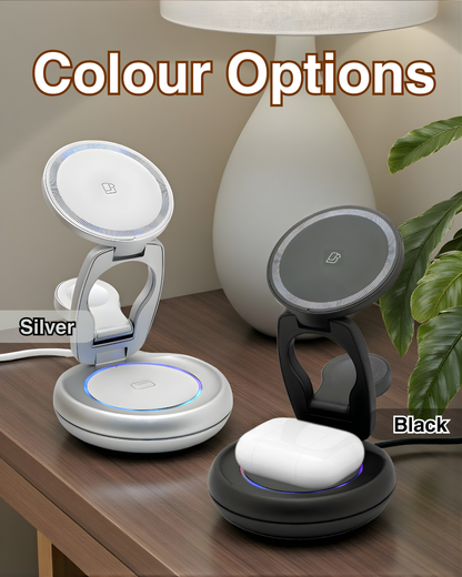 Desktop 3 in 1 Foldable Multi Charger