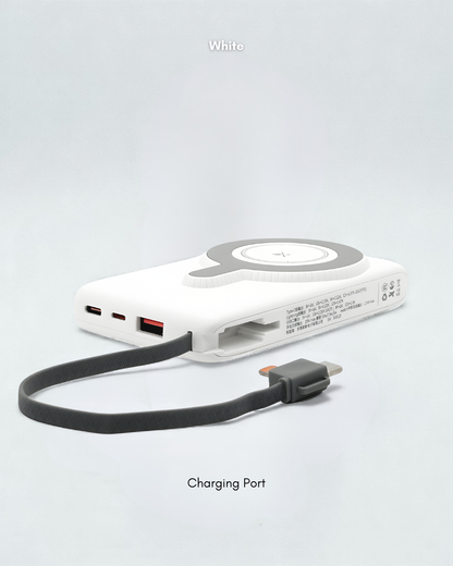PN90 Certified Phone P-Watch Magnetic & Cable Powerbank (10000 mAH)