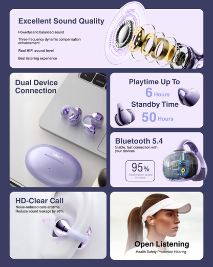 Hi86 HD Sounds AirClip Earphones