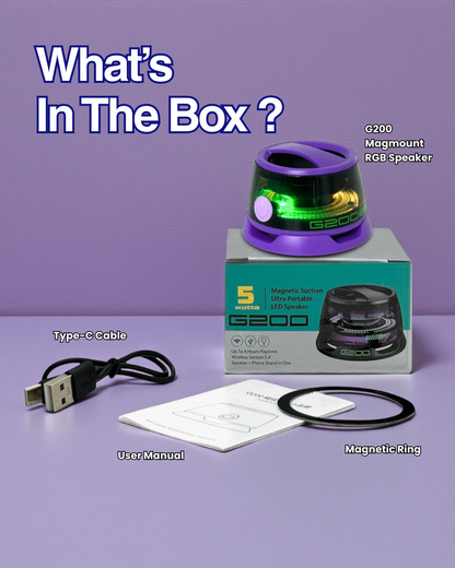 G200 MagMount RGB Speaker