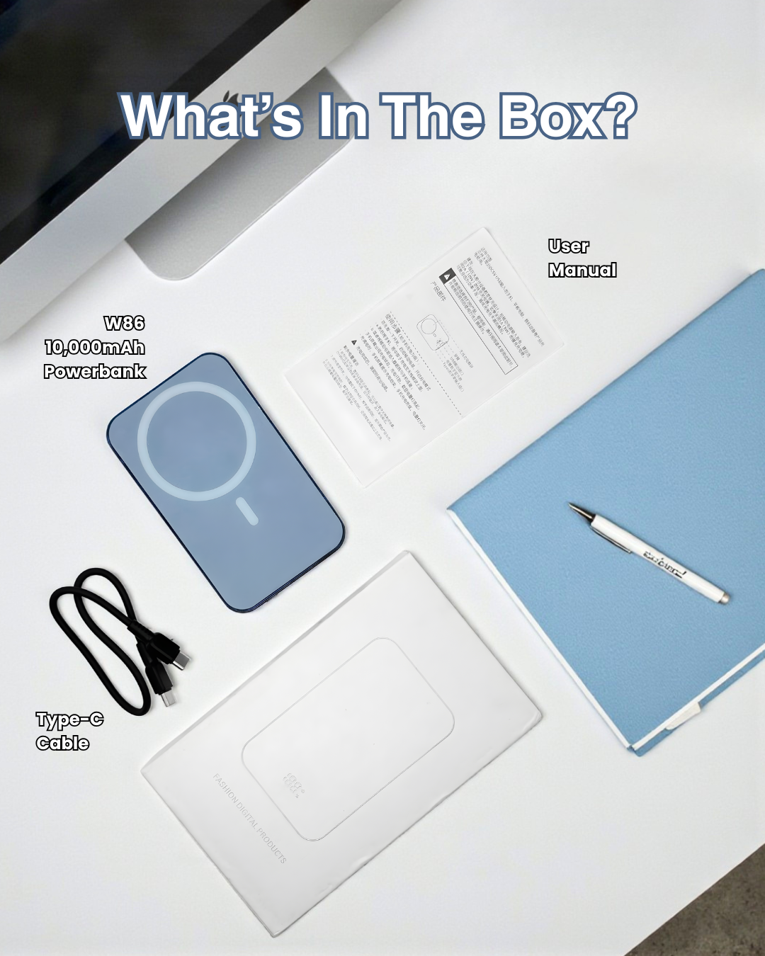 W86 Fast Charge 10,000mAh Powerbank