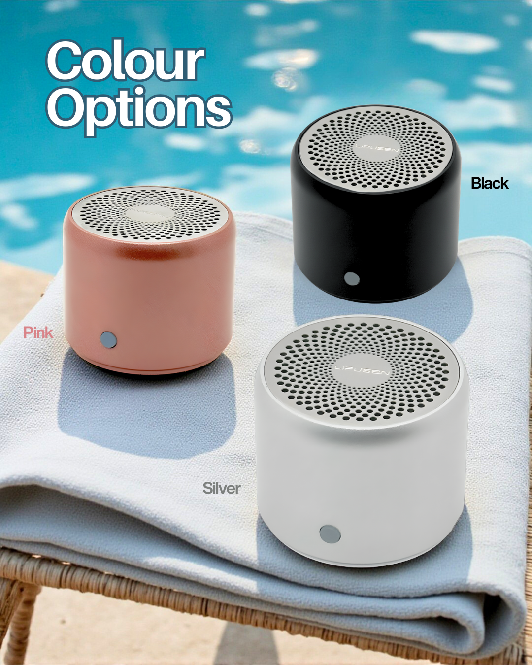 A106 Pro Splashproof Bluetooth Mini Speaker