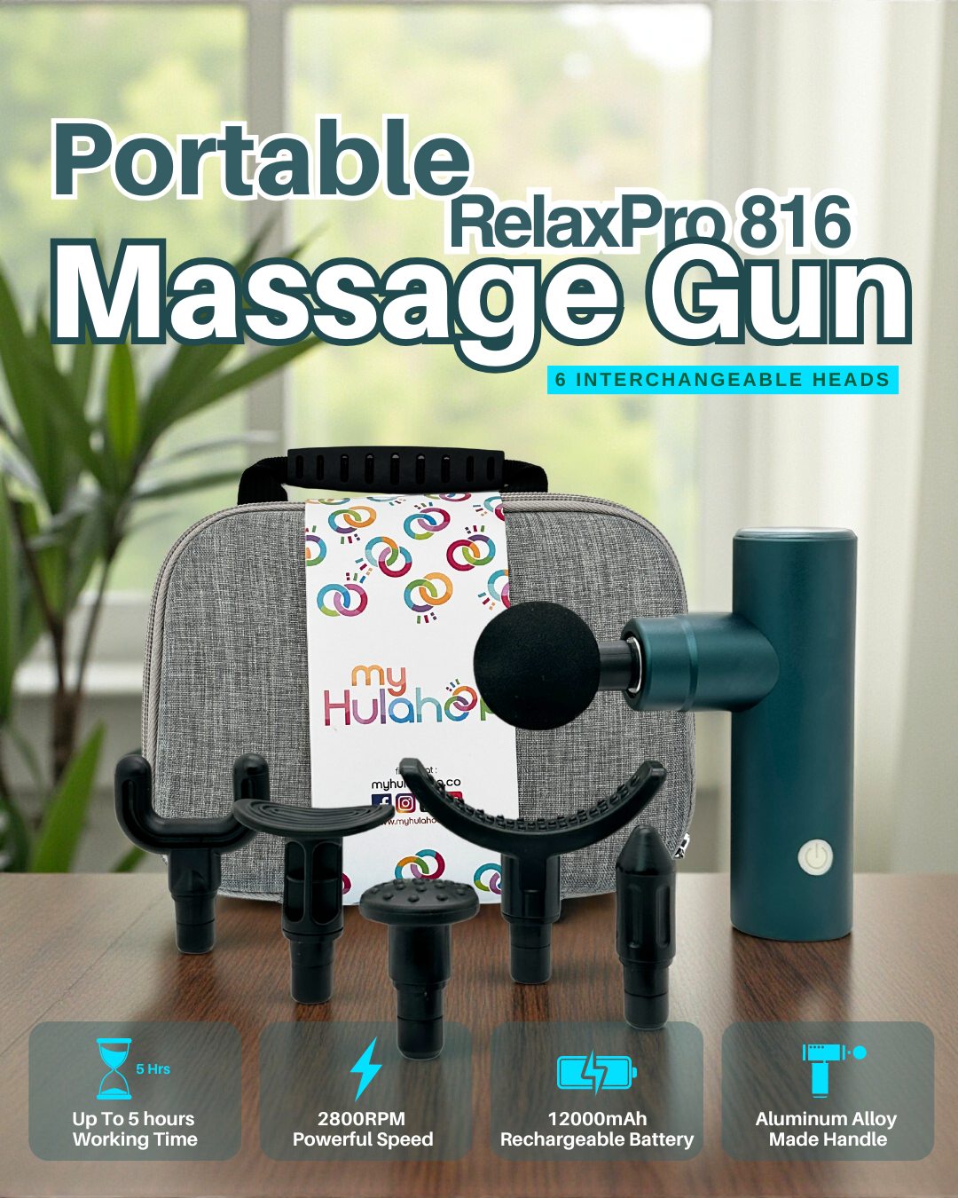 RelaxPro 816 Portable Massage Gun