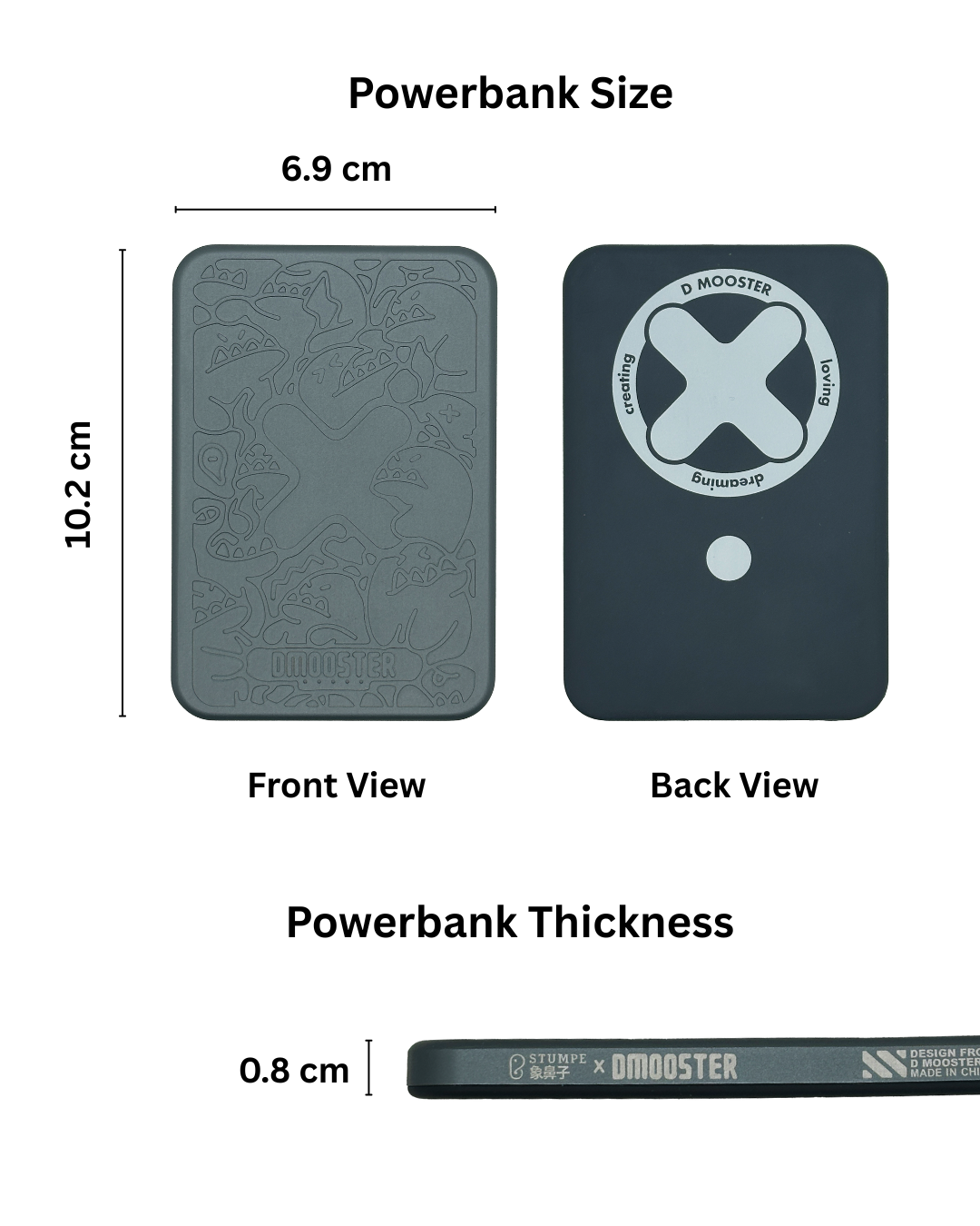 D50 Ultra-Thin Magnetic 5,000mAh Powerbank