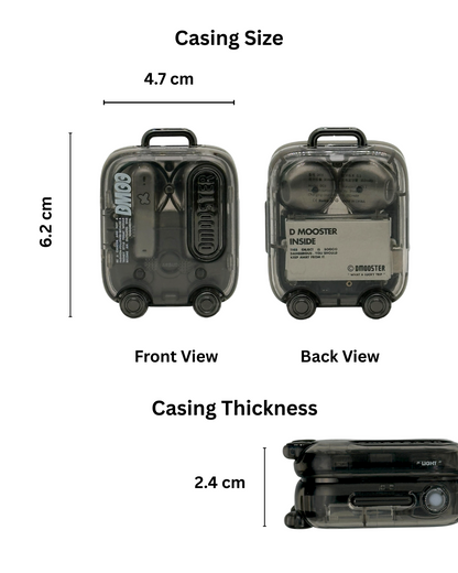 D03 CARRYON Noise Cancelling & Wireless Earbuds