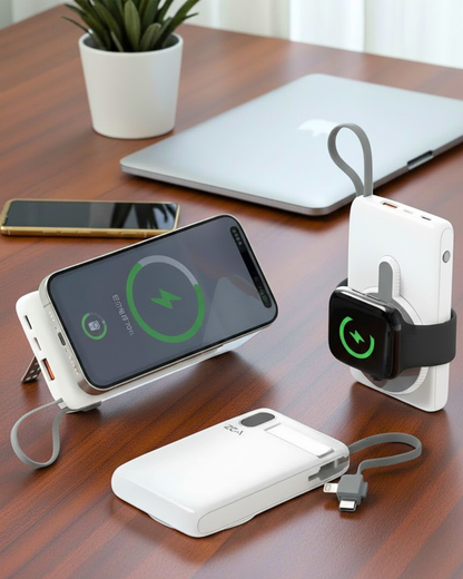 PN90 Certified Phone P-Watch Magnetic & Cable Powerbank (10000 mAH)
