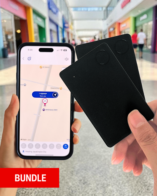 (Bundle) omy Tag Ultra-Slim GPS Tracking Card (IOS & Android)
