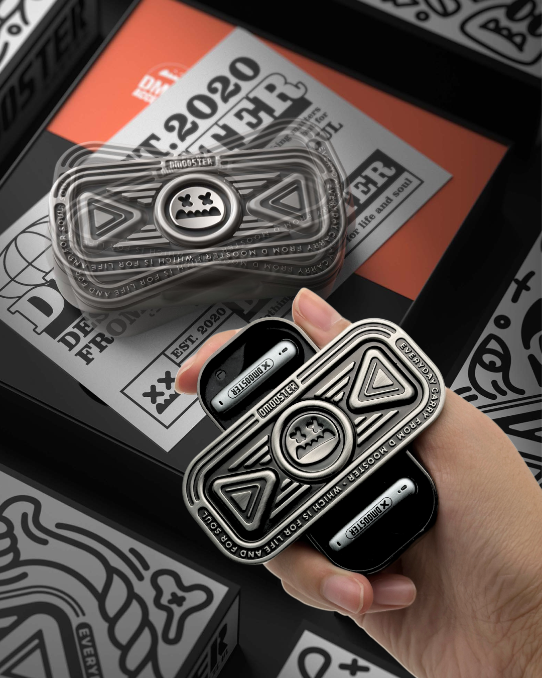 D15 Fidget Spinner Wireless Earphones