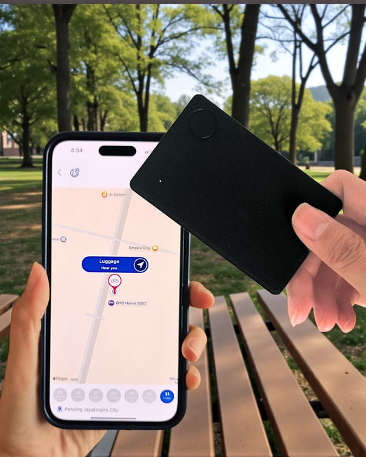 omy Tag Ultra-Slim GPS Tracking Card (IOS & Android)