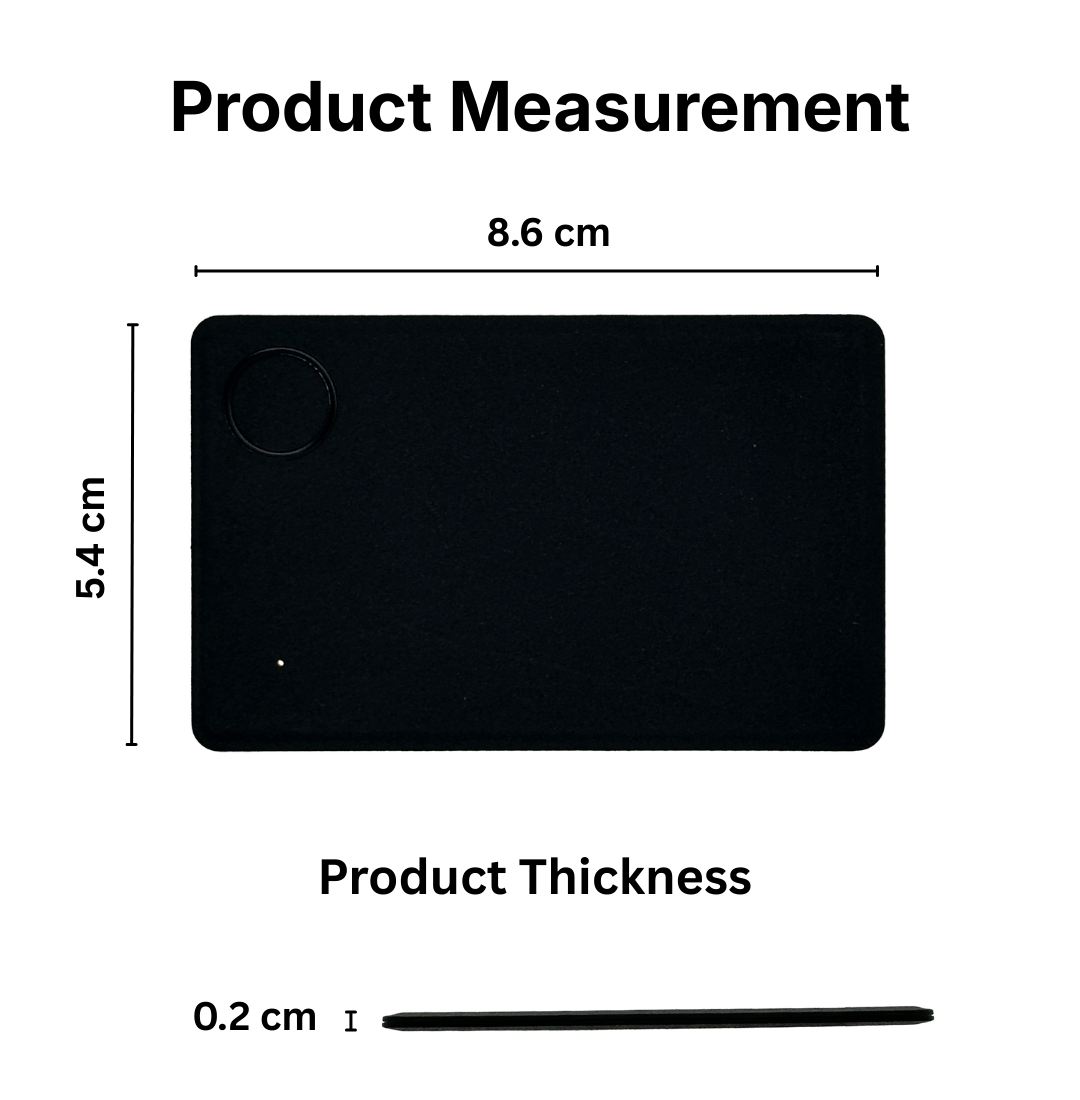 (Bundle) omy Tag Ultra-Slim GPS Tracking Card (IOS & Android)