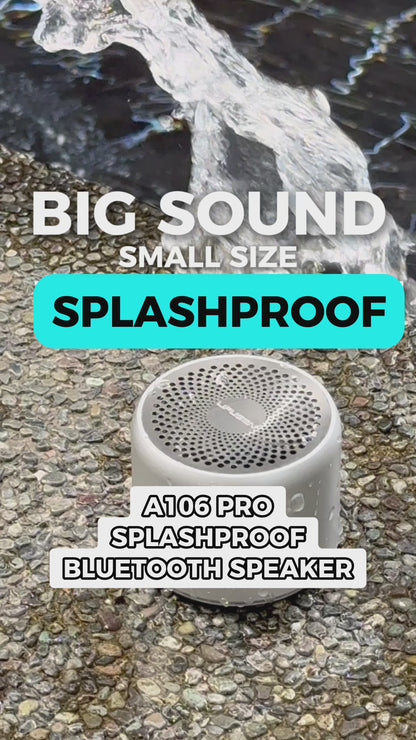A106 Pro Splashproof Bluetooth Mini Speaker