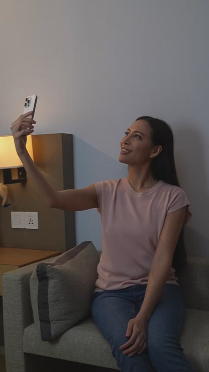 Magnetic Selfie Light With Mirror